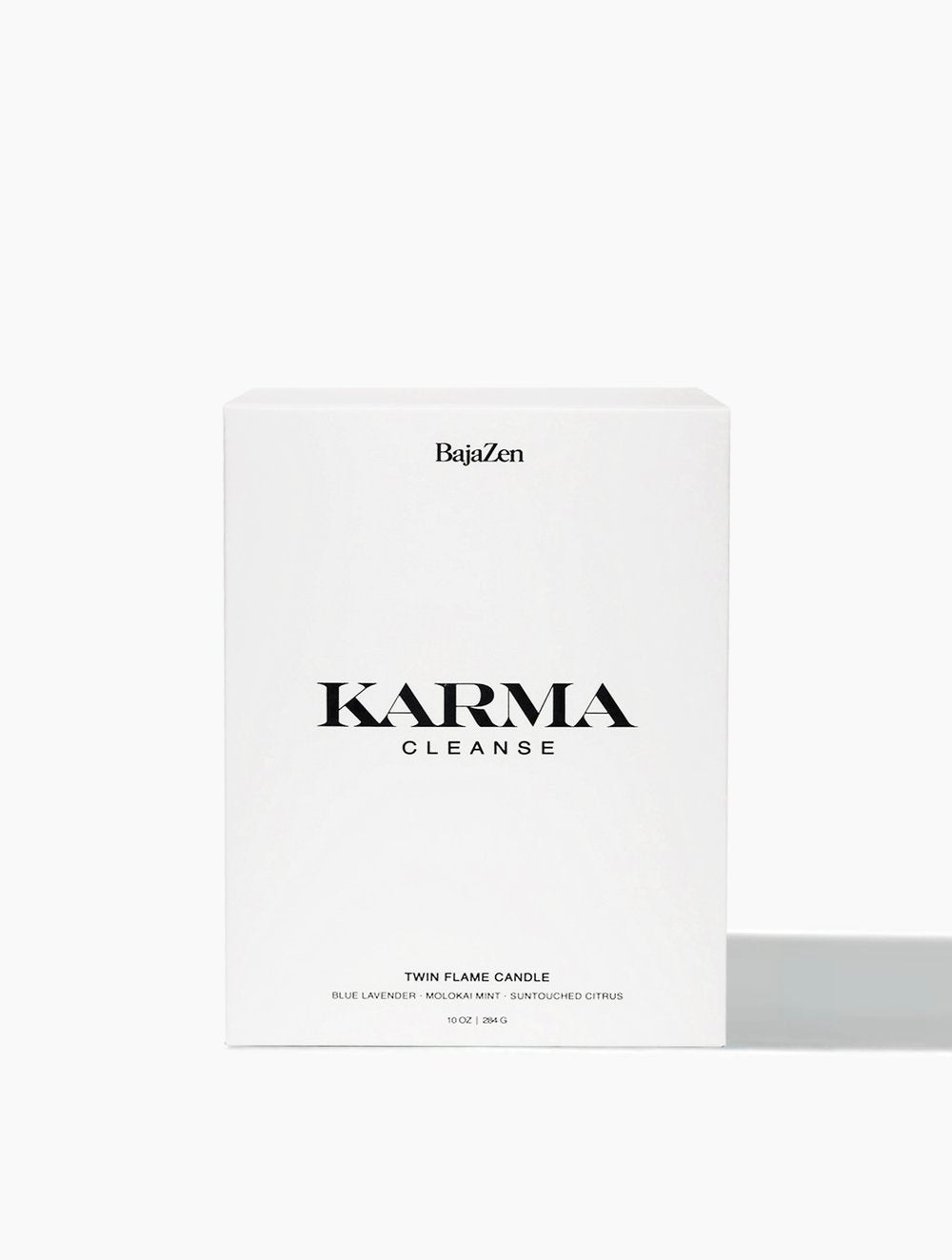 BajaZen Twin Flame Candle ~ Karma Cleanse