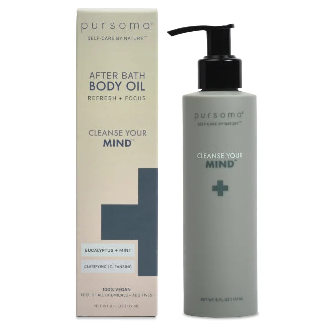 Pursoma ~ After Bath Body Oil Eucalyptus + Mint